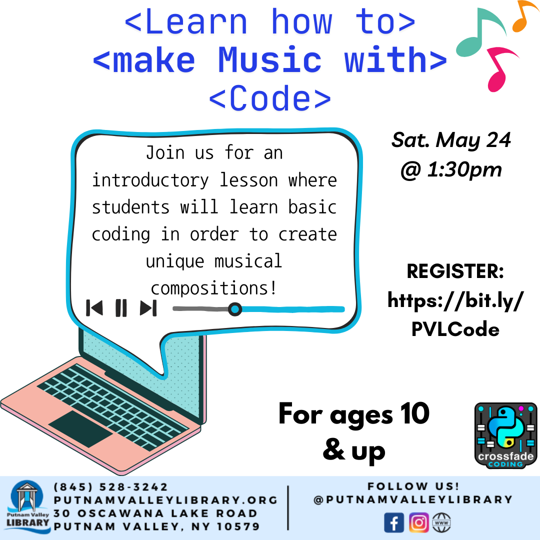 Learn how to make music with code - with Crossfade Coding | Kids Out ...